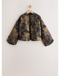 Next - Jacquard Bomber Jacket Cover-Up - Lyst