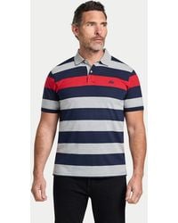 Raging Bull - Short Sleeve Contrast Chest Stripe Polo Shirt - Lyst