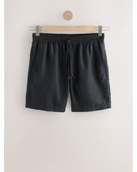 Next - Signature 100% Linen Elasticated Waist Shorts - Lyst
