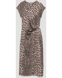 Hush - Athena Twist-Detail Jersey Dress - Lyst