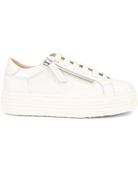 Jones Bootmaker - Jones Bootmaker Amaliada Leather Platform Trainers - Lyst