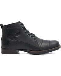 Dune - Wide Fit Heavy Duty Simon Ankle Boots - Lyst