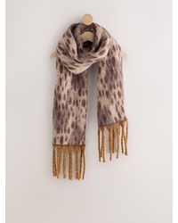 Next - Deer Print Heavyweight Blanket Scarf - Lyst