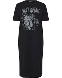 Yours Curve - 100% Cotton Throw On Dress - Lyst