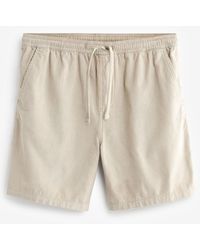 Next - Corduroy Elasticated Waist Shorts - Lyst
