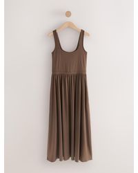 Next - Jersey Waisted Summer Dress - Lyst