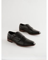 Next - Double Monk Toe Cap Shoes - Lyst