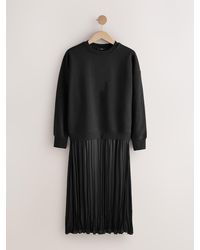 Next - 2-In-1 Sweatshirt With Satin Midi Skirt - Lyst