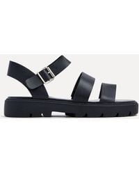 Linzi - Ramona Two Strap Flatform Sandals - Lyst