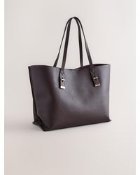 Next - Berry Structured Tote Bag - Lyst