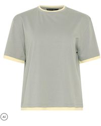 PixieGirl Petite - Contrast Short Sleeve Cotton T-Shirt - Lyst