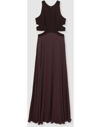 Reiss - Paloma Cut-Out Racerback Maxi Dress - Lyst