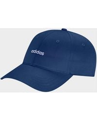 adidas - Dark Linear Embroidered Cap - Lyst