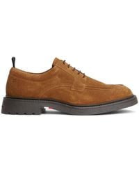 Tommy Hilfiger - Suede Lace-Up Derby Shoes - Lyst