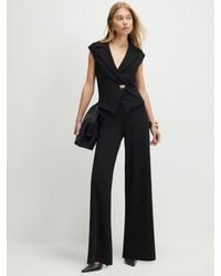River Island - Hybrid Waistcoat Jumpsuit - Lyst