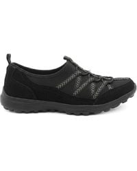 Pavers - Leather Memory Foam Slip On Trainers - Lyst
