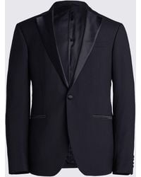 Moss - Slim Fit Notch Lapel Tuxedo Suit Jacket - Lyst