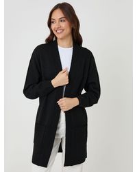 Threadbare - Curve Longline Knitted Cardigan - Lyst