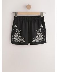 Next - Jersey Embroidered Shorts - Lyst