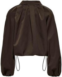 ONLY - Funnel Neck Balloon Bomber Jacket - Lyst