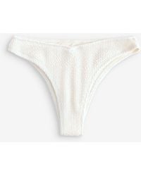 Self - Brazilian V-High Leg Bikini Bottoms - Lyst