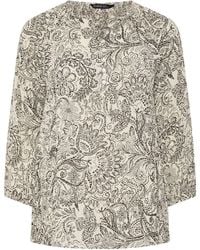Evans - Markings Printed Blouse - Lyst