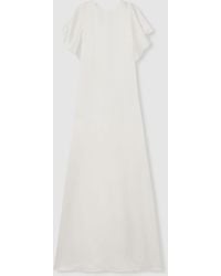 Reiss - Brackley Atelier Duchess Satin Maxi Dress - Lyst