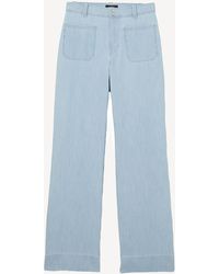 A.P.C. - A. P.C. Pale Emilie High Rise Flared Leg Jeans - Lyst