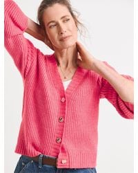JD Williams - Rib V-Neck Cardigan - Lyst