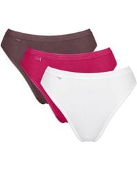 Sloggi - High Leg Basic+ Knickers 3 Pack - Lyst