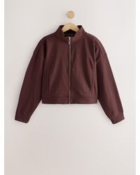 Self - Zip Through Sweat Jacket - Lyst