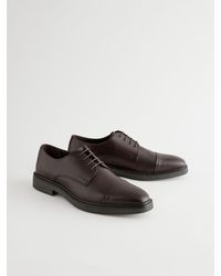 Next - Lederschuh Mit Zehenkappe - Lyst
