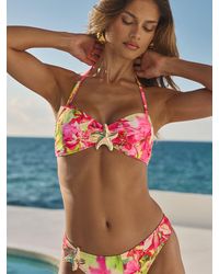 Lipsy - Starfish Trim Front Bikini Top - Lyst