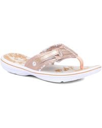 Pavers - Touch Fastening Toe Post Sandals - Lyst