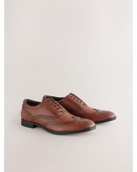 Next - Oxford-Schuhe Im Budapester-Stil Aus Leder - Lyst