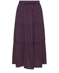 M Com - Petite Crinkle Maxi Skirt - Lyst