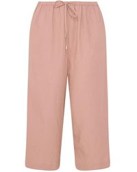 Evans - Linen Blend Cropped Trousers - Lyst