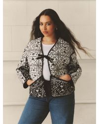 Simply Be - Reversible Tie Front Jacket - Lyst