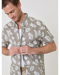 Threadbare - Button Down Collar Short Sleeve Shirt - Lyst