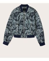 AllSaints - Allsaints Kaytra Denim Bomber Jacket - Lyst