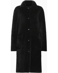 AllSaints - Allsaints Serra Reversible Shearling Coat - Lyst