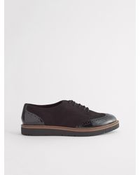 Next - Budapester Schuhe Mit Schnürung Und Dicker Sohle - Lyst