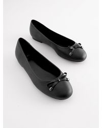Next - Forever Comfort Rund​ Toe Leder​ ​Ballerina Schuhe​ ​Eu 35.5 (Uk 3) - Lyst