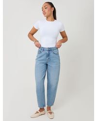 Threadbare - Light Barrel Leg Jeans - Lyst