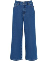 Whistles - Cropped-Jeans Mit Weitem Bein Aus 100% Baumwolleeu 52 (Uk 34 W) - Lyst