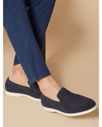 Jones Bootmaker - Raiden Suede Loafers - Lyst