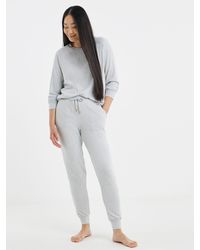 Figleaves - Soft Rib Lounge Set - Lyst