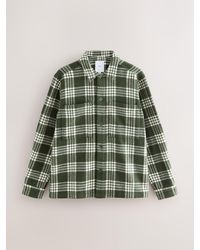 Next - Check Twill Shacket - Lyst