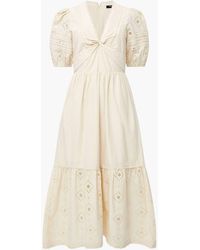 French Connection - Cambria Cotton Midi Dress - Lyst