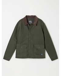FatFace - Fatface Khaki Canvas Barn Jacket - Lyst